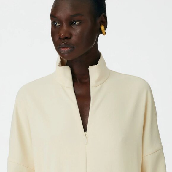 Tibi Chalky Drape Zip Up Jumpsuit, size M - Picture 3 of 8